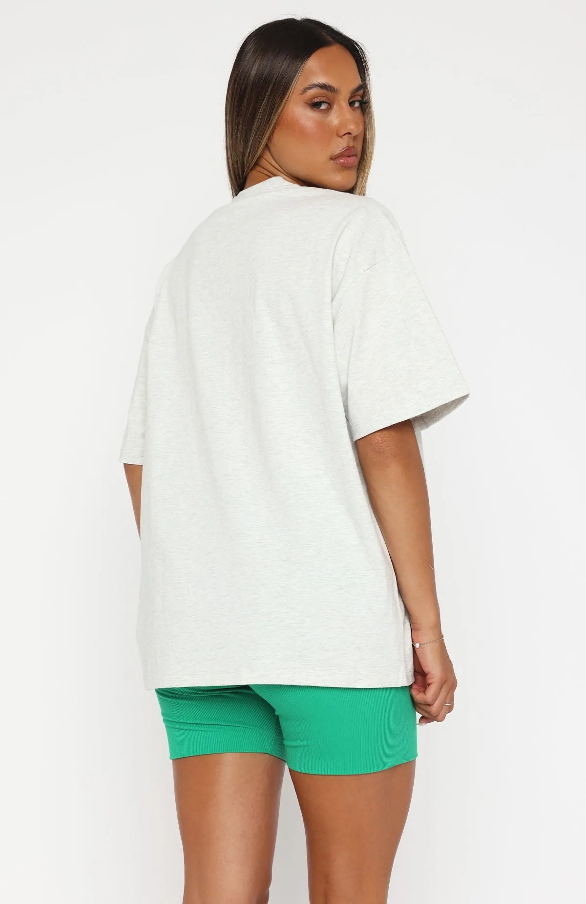 Fall Vibes Offstage Oversized Tee Glacier Grey