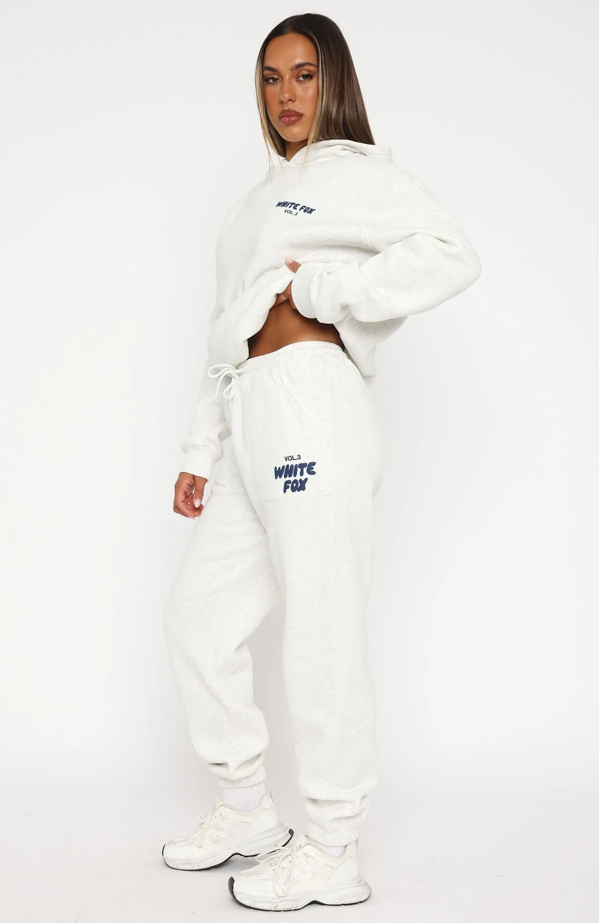 Organic Cotton Blend Breathable mesh panel Offstage Sweatpants Mineral Grey