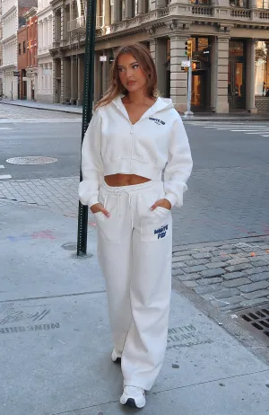 Offstage Wide Leg Sweatpants Mineral Grey Gentle Tone