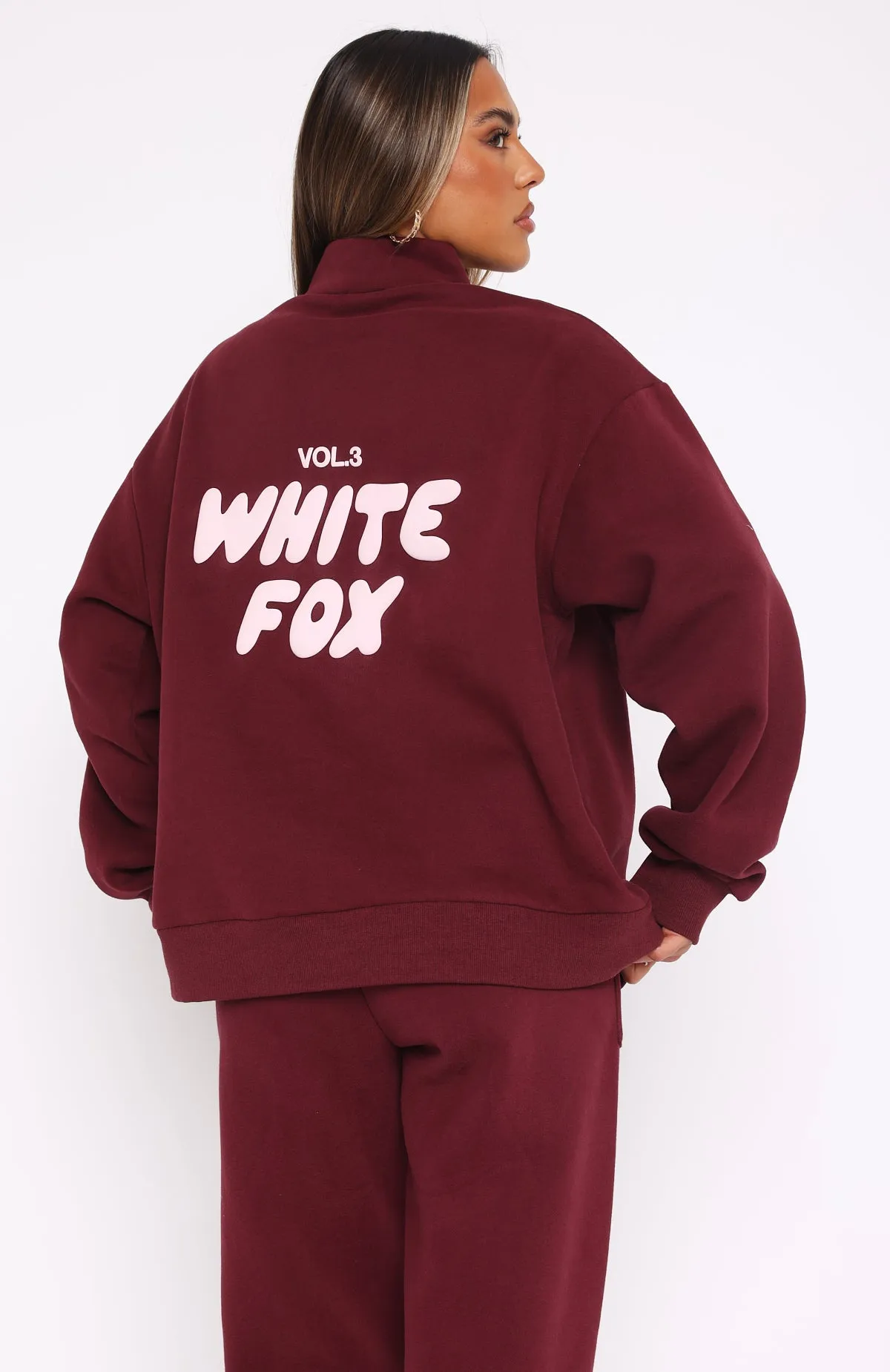 Offstage Zip Front Sweater Red Velvet Odor Resistant Blend