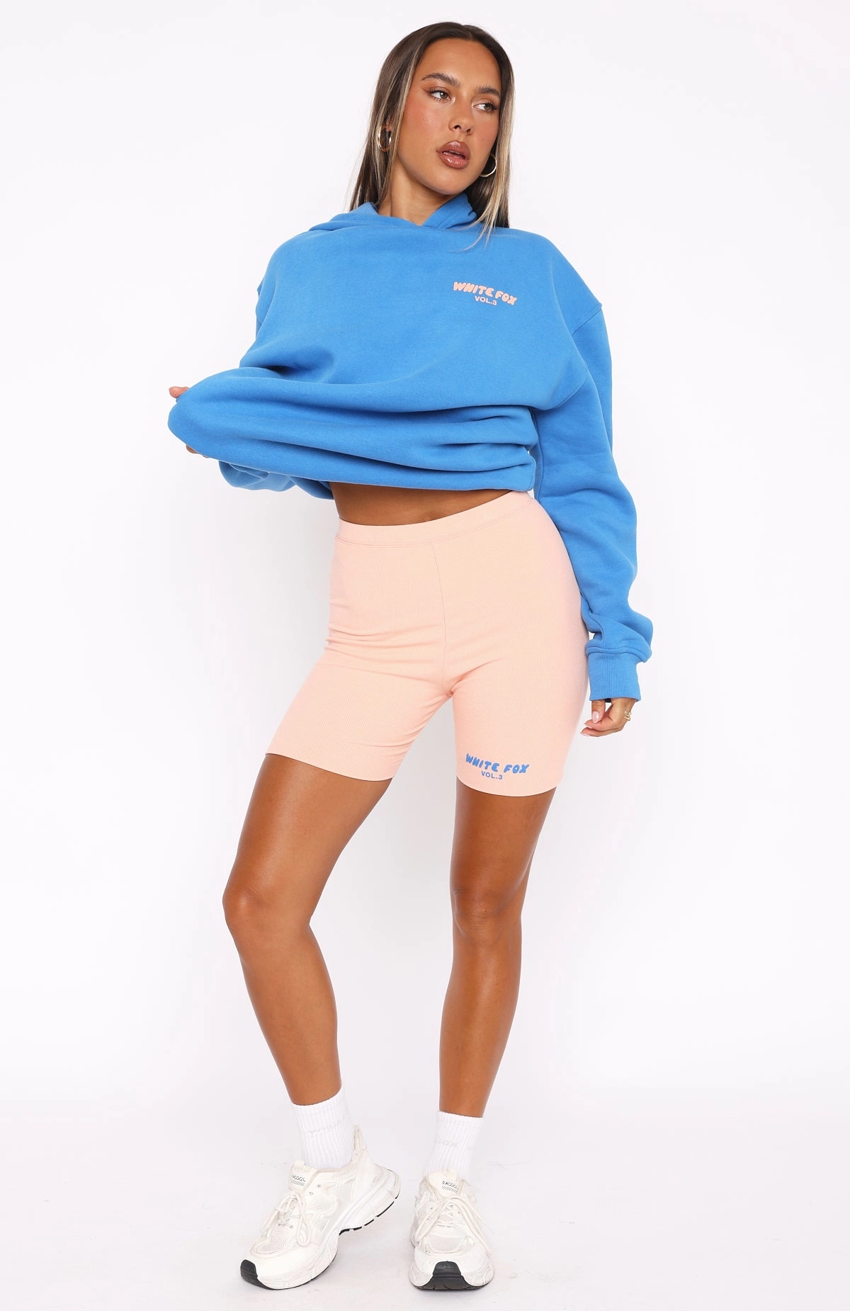 Offstage Ribbed Bike Shorts Apricot Ice Lightweight Form