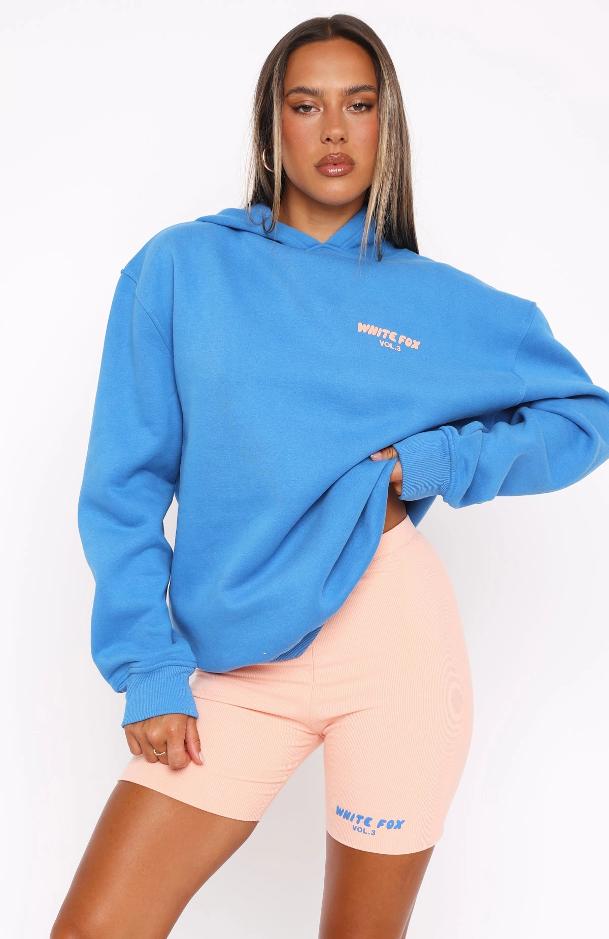 EcoFinish Waterproof Coating Offstage Ribbed Bike Shorts Apricot Ice