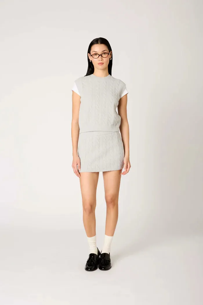 Olivine Sweater Skort Stain Repellent Coating Stylish Waistband