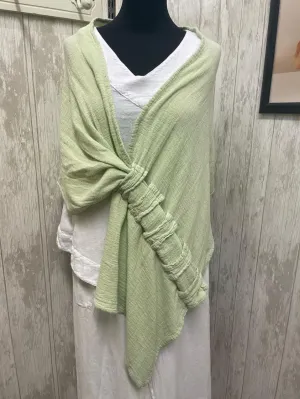 One Life Marie Shawl- Celery