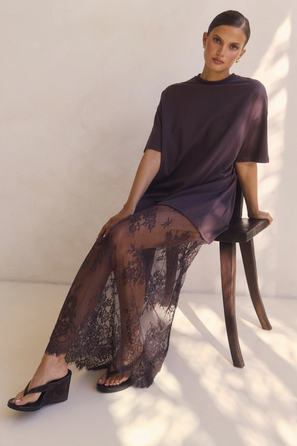 Ophelia Maxi Dress (Chocolate) Street Edge