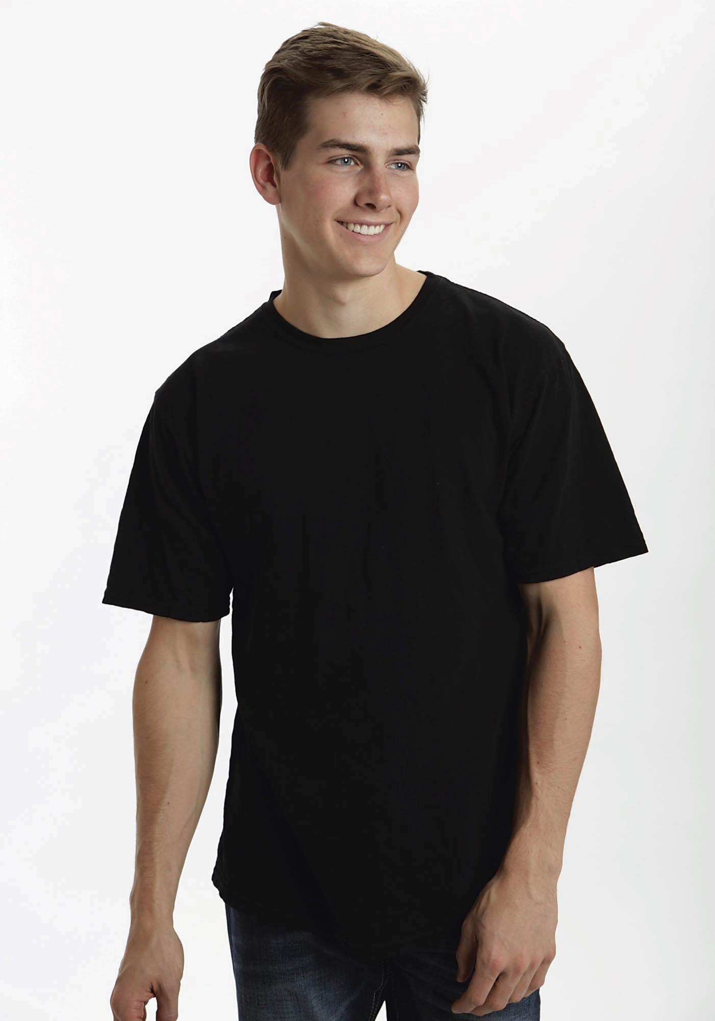 Rooftop Bar Ouray Unisex Black 100% Cotton Plain S/S T-Shirt