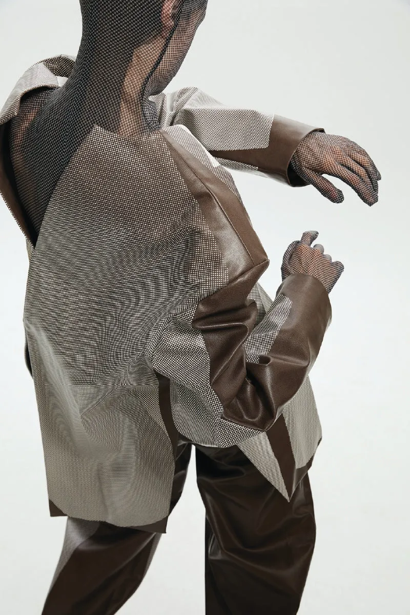 Overlapping Illusion Leather Set