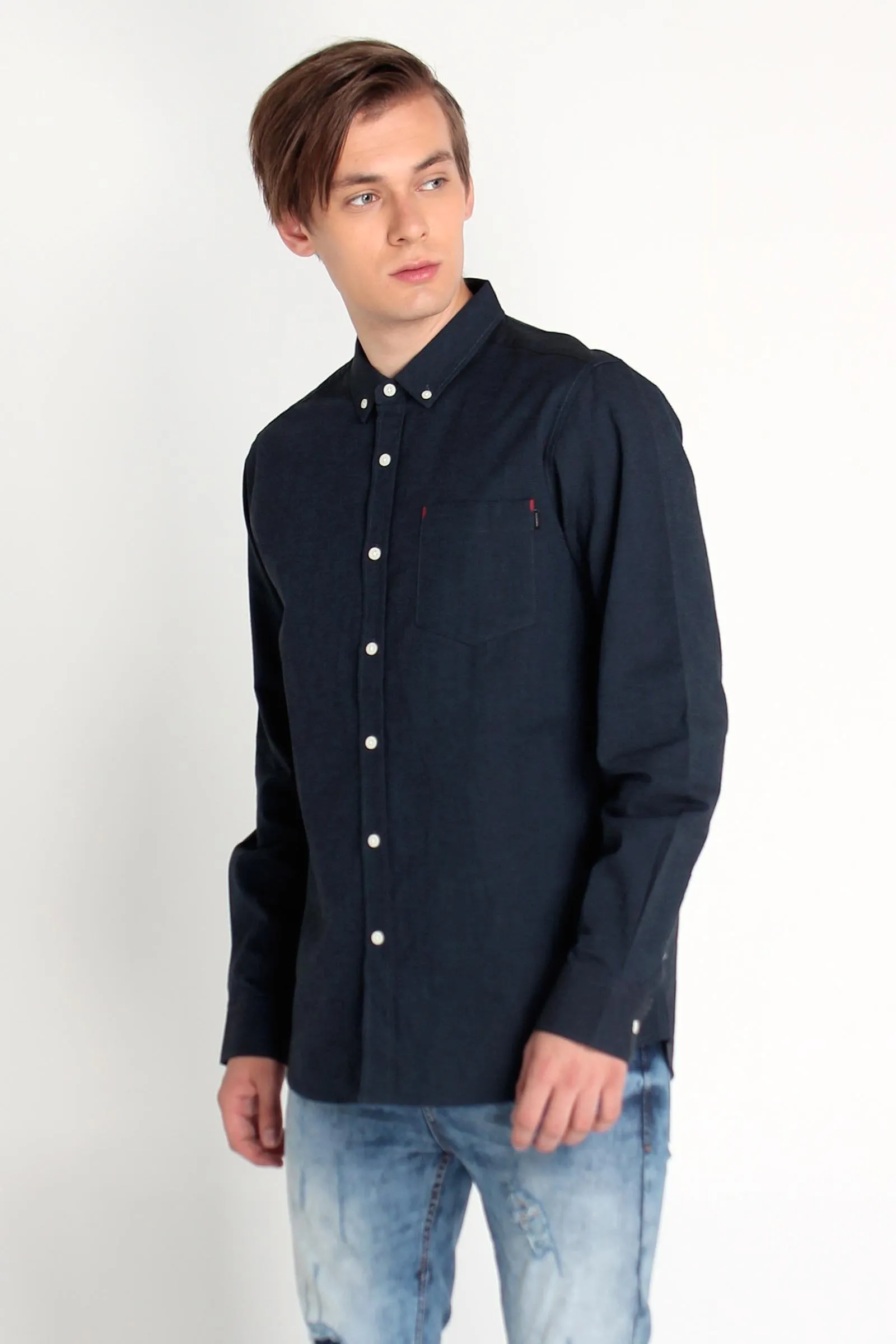 Oxford Shirt With Long Sleeves