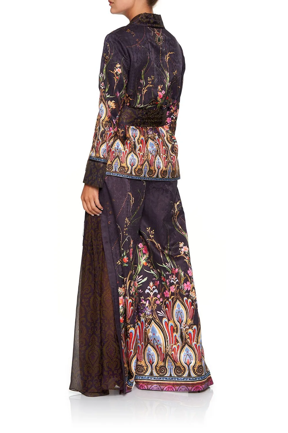 PAJAMA SUIT JACKET WILD FLOWER