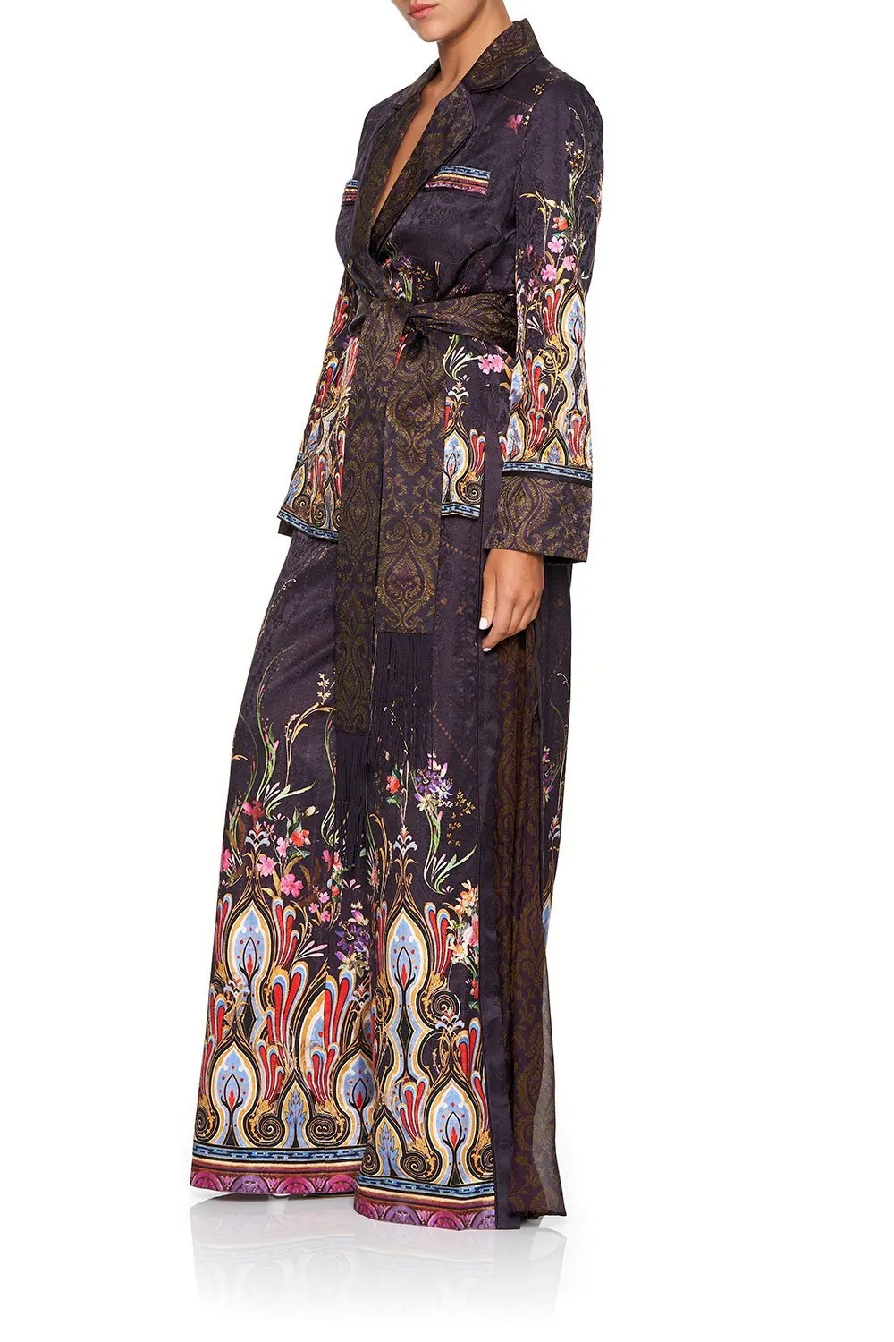 PAJAMA SUIT JACKET WILD FLOWER