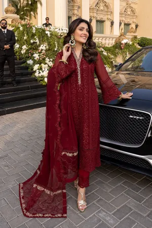 Pakistani Traditional Dress with Fine Embroidery #PF413