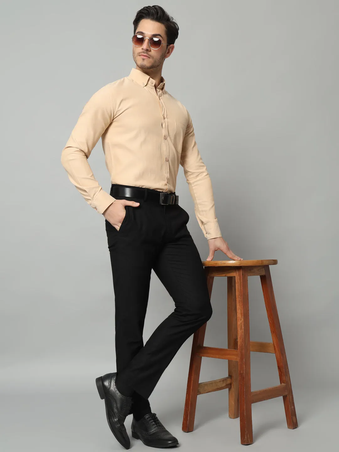 Pale Coral Oxford