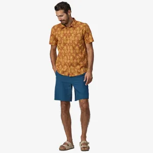 Patagonia Go To S/S Shirt: Skunks/Sienna Clay