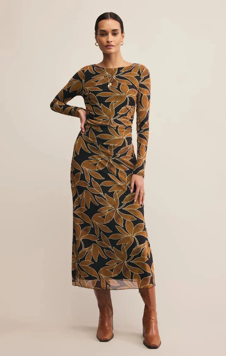 Spellbound Mesh Floral Maxi Dress Bride Friend Night Ready