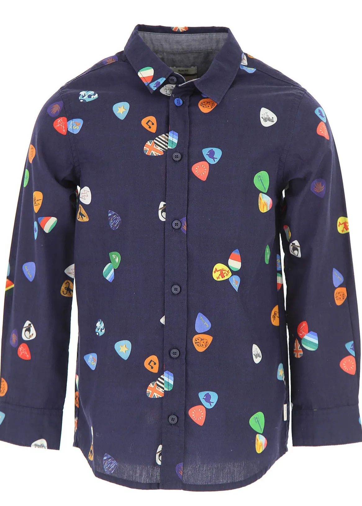 Paul Smith Junior Kids Boy Plectrum Print Shirt