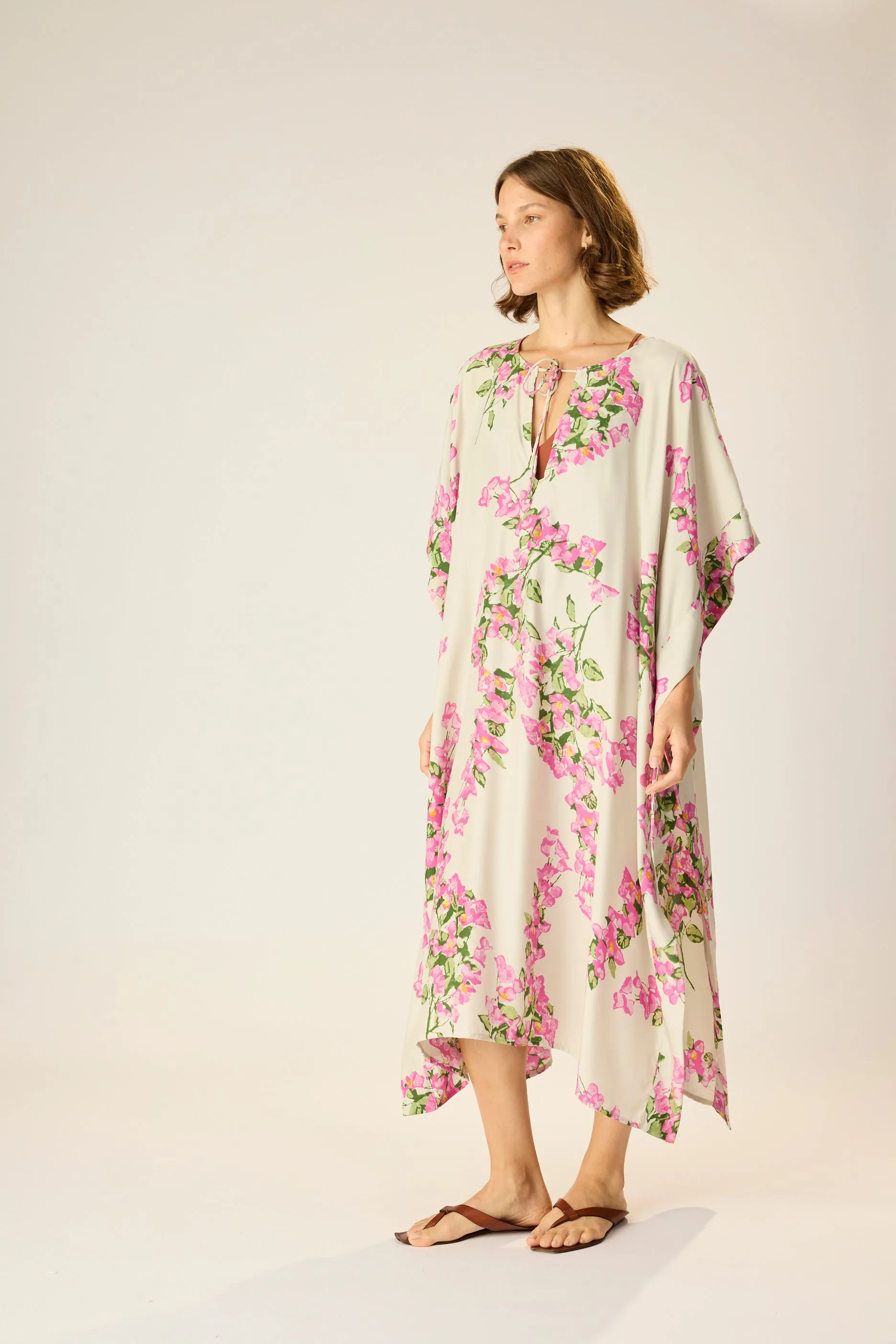 Non Slip Shoulder Seams PAULINA CAFTAN