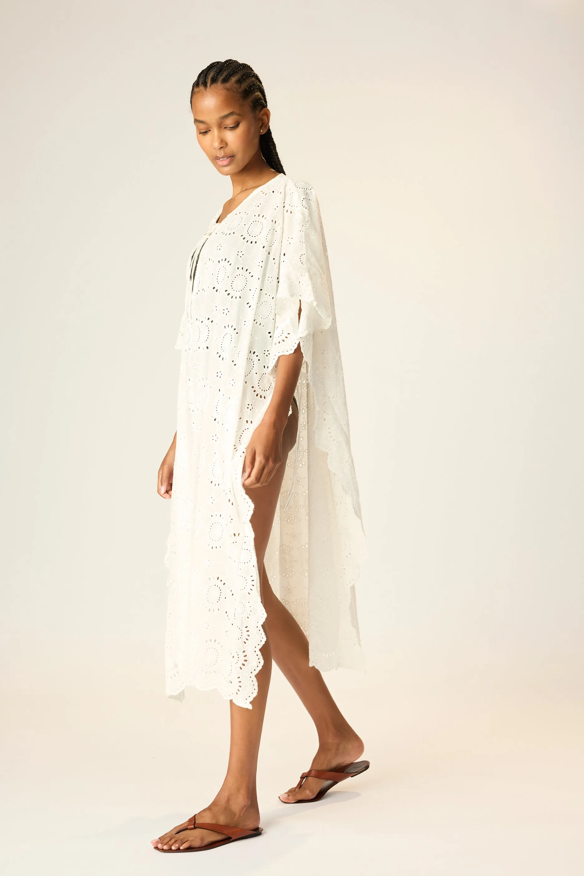 RecycledPolyesterBlend BreathableMaterial PAULINA CAFTAN