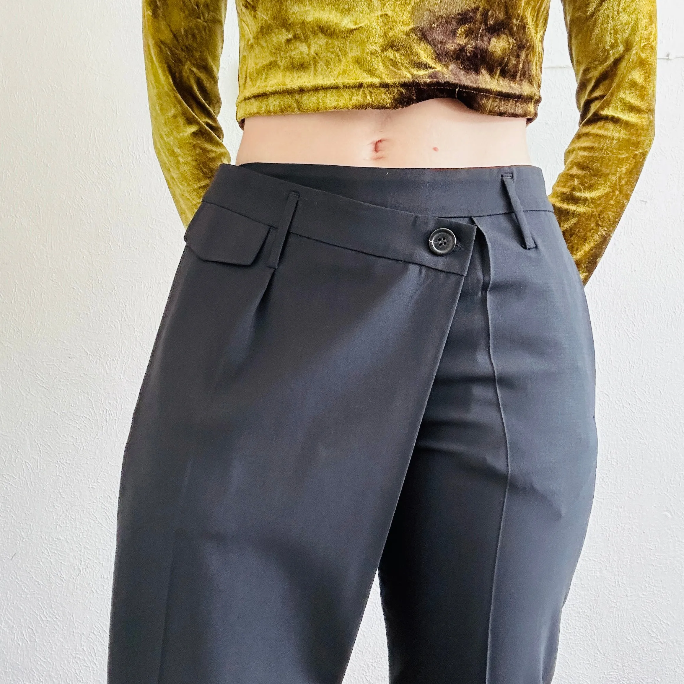 PEACHOO   KREJBERG WOOL PANTS // WAIST SIZE 26