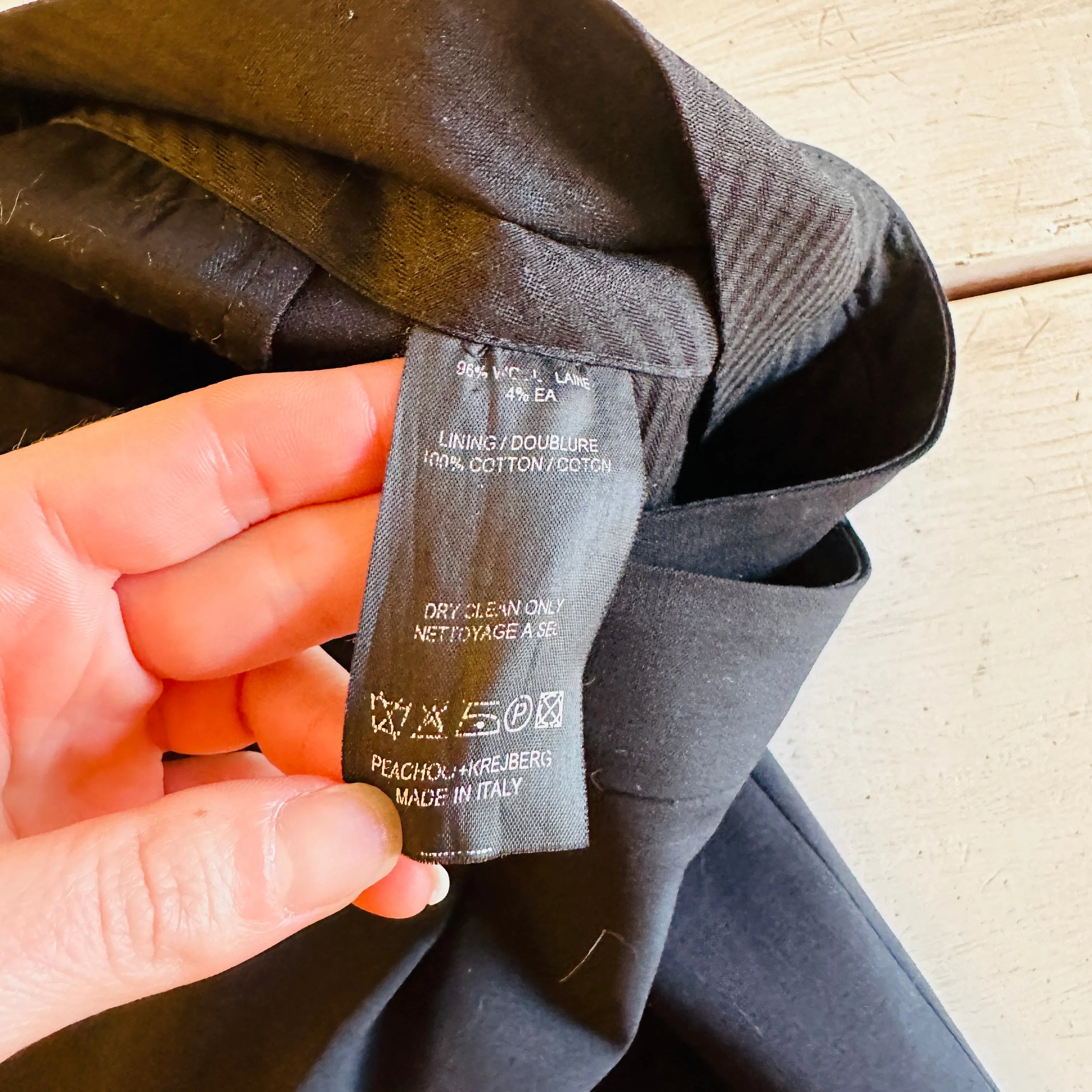 PEACHOO   KREJBERG WOOL PANTS // WAIST SIZE 26