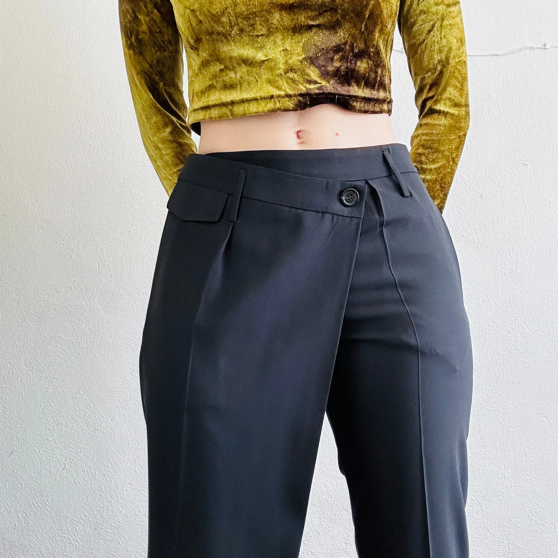 PEACHOO   KREJBERG WOOL PANTS // WAIST SIZE 26