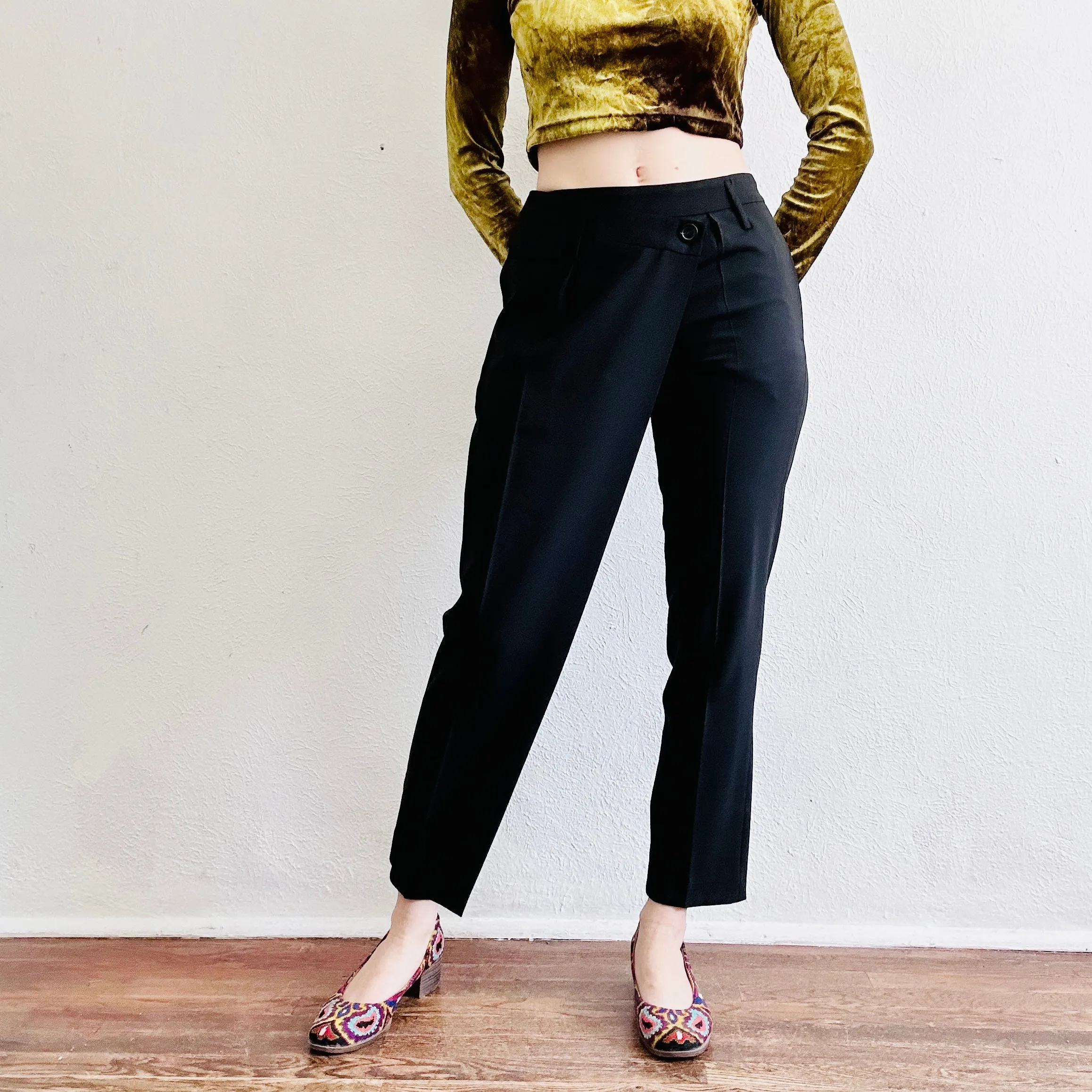 PEACHOO   KREJBERG WOOL PANTS // WAIST SIZE 26