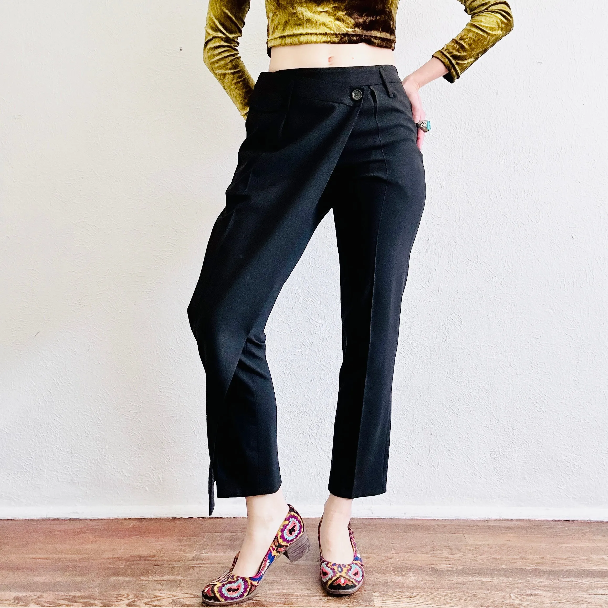 PEACHOO   KREJBERG WOOL PANTS // WAIST SIZE 26
