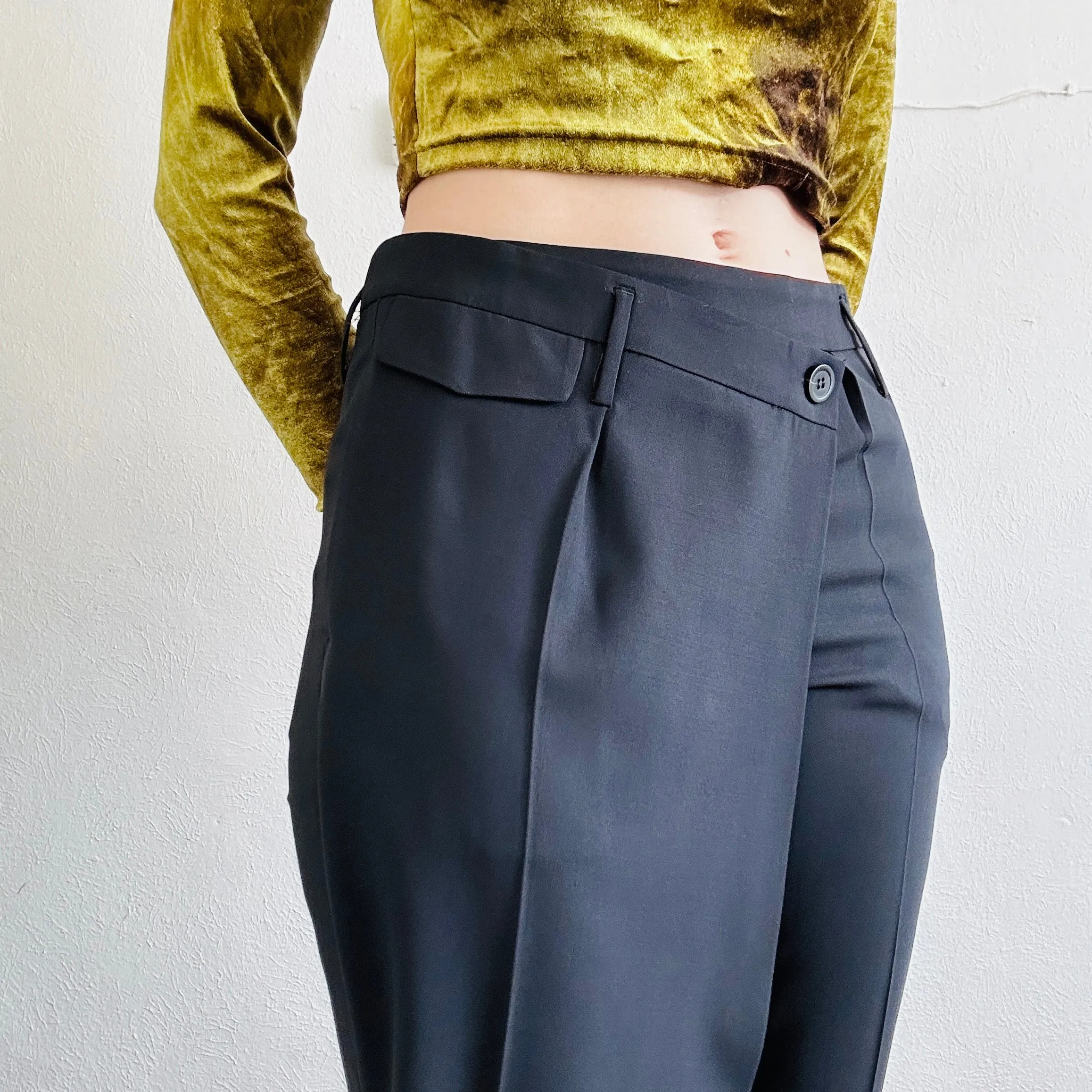 PEACHOO   KREJBERG WOOL PANTS // WAIST SIZE 26