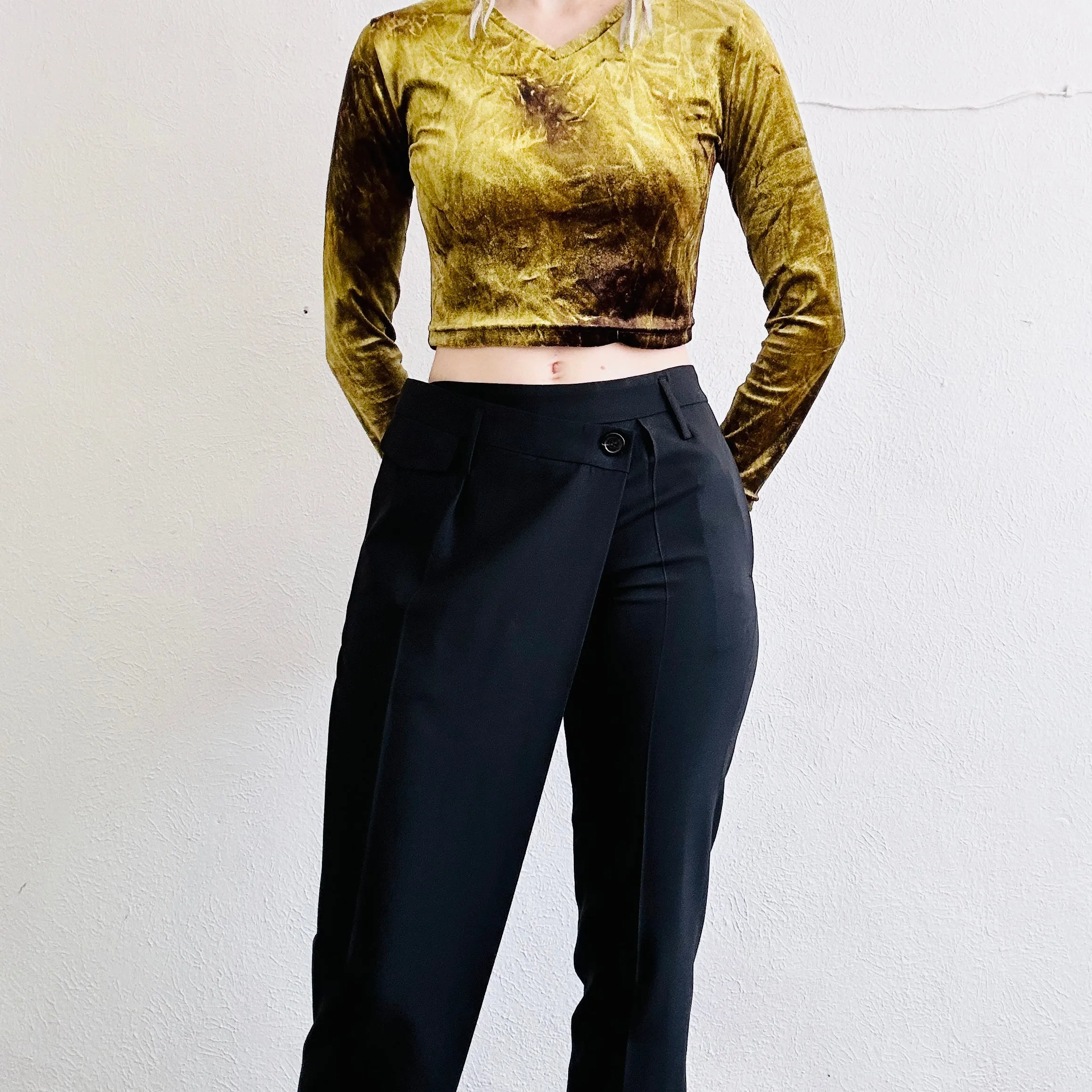 PEACHOO   KREJBERG WOOL PANTS // WAIST SIZE 26