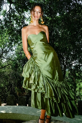 LightweightMaterial Comfortable Wear Peacock Dress