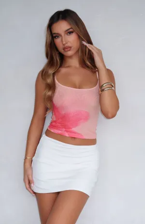 Street Attire Stretch Waist Evermore Top Botanic Mirage