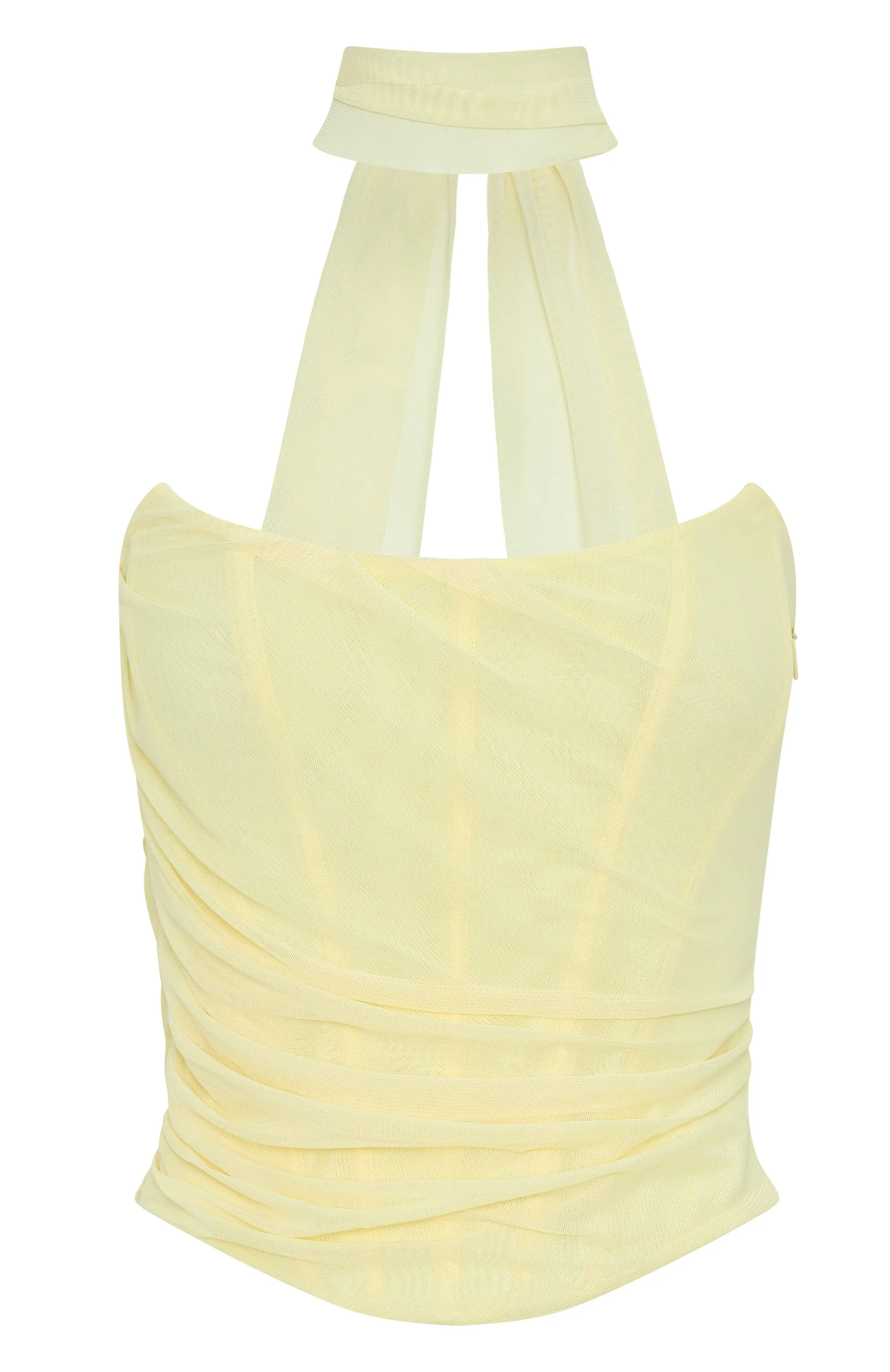 Soft Touch Lovers Lane Strapless Bustier Lemon