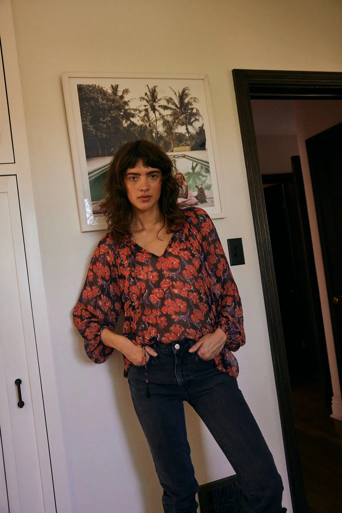 PENNY BLOUSE Soft Inner Lining Summer Sweater