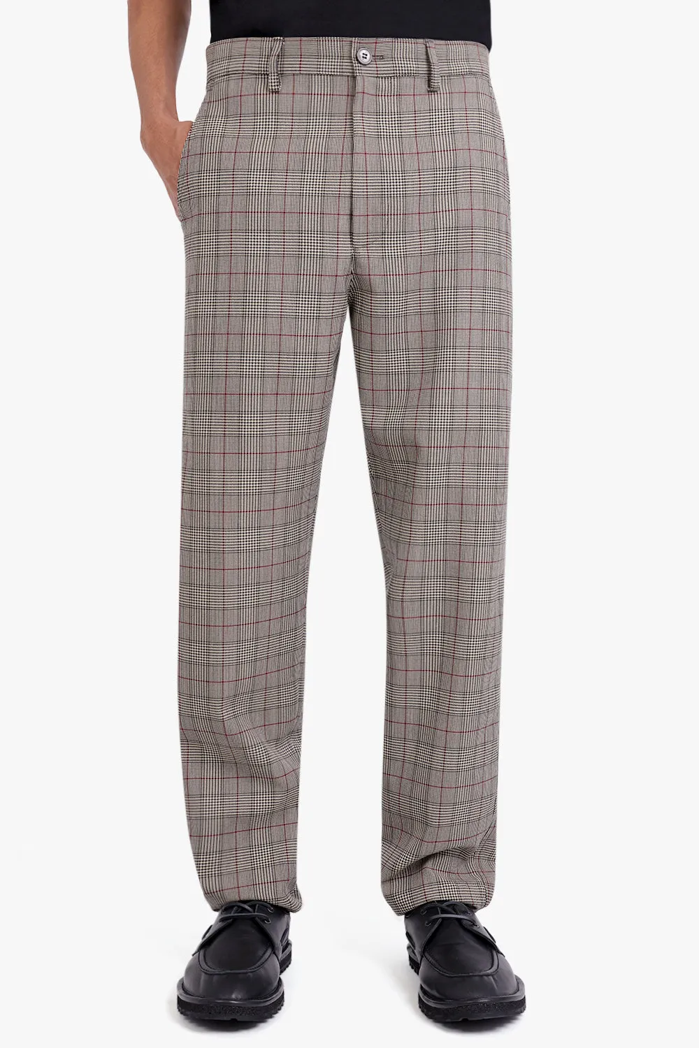 Penwick Wool Check Pant | Sand