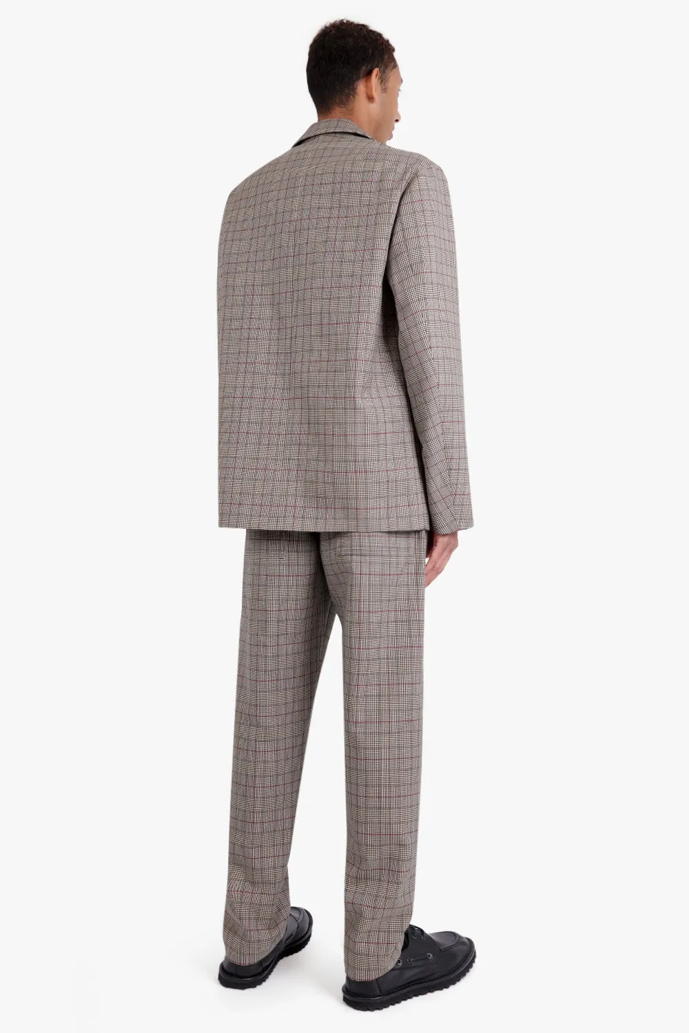 Penwick Wool Check Pant | Sand