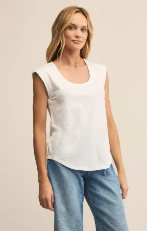 Per Diem Slub Tee GarmentWashed Softness Erasable Surface Coating