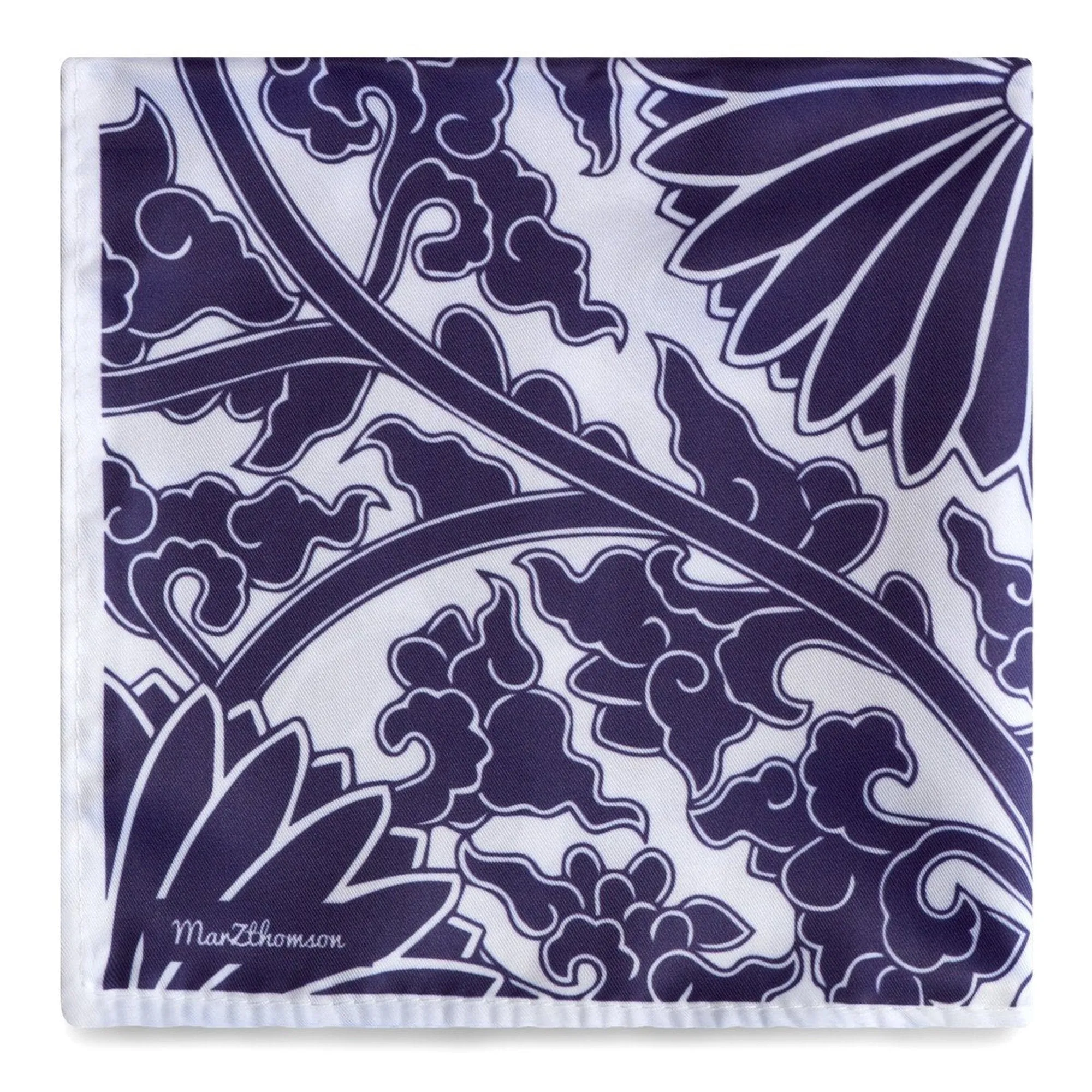 Peranakan Floral Print Pocket Square (Online Exclusive)