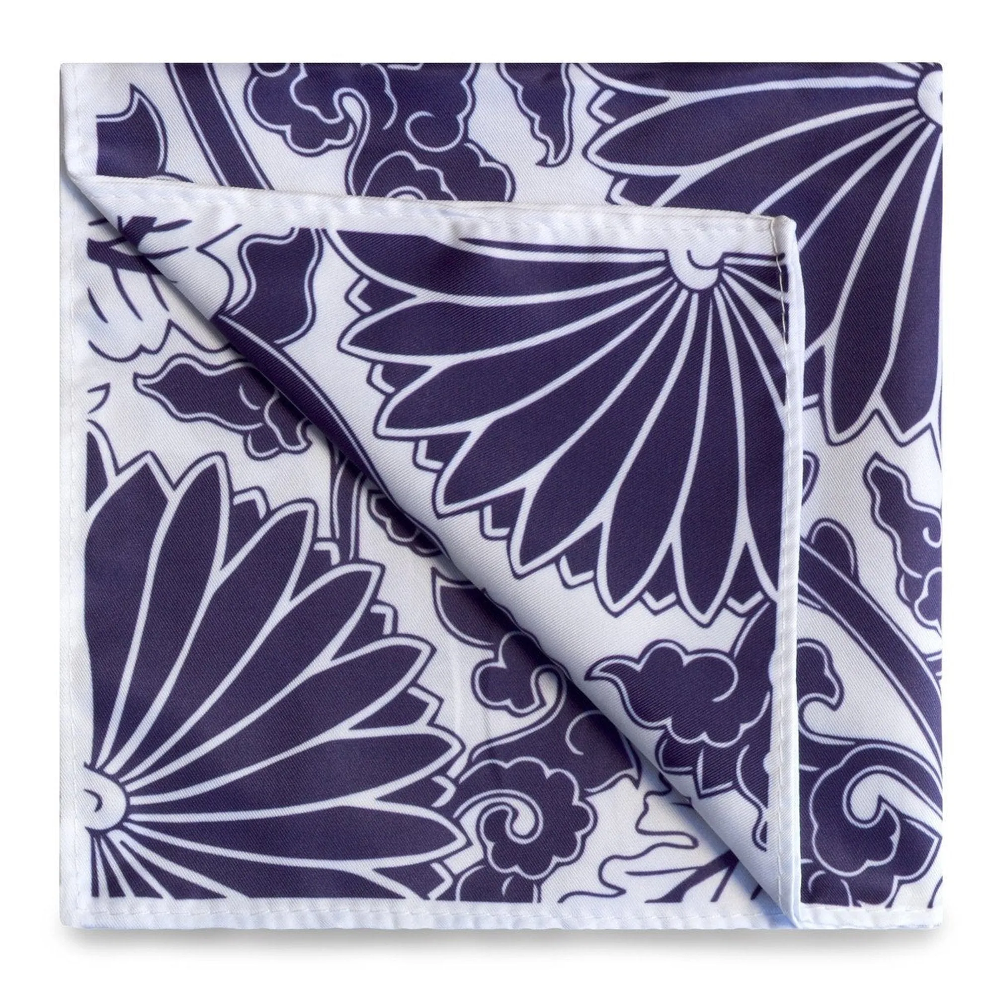 Peranakan Floral Print Pocket Square (Online Exclusive)