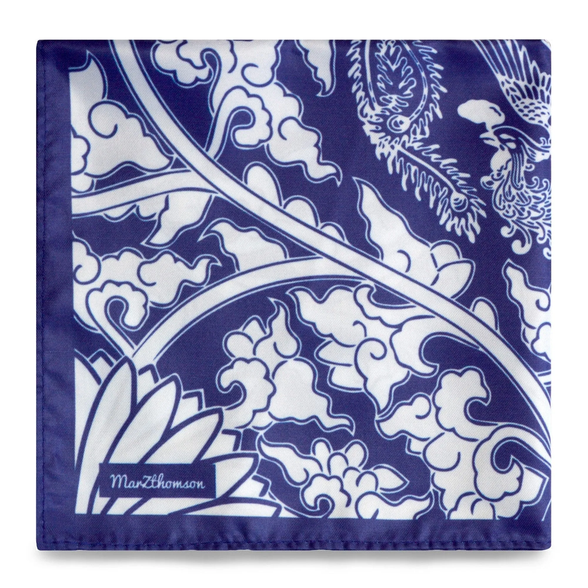 Peranakan Floral Print Pocket Square (Online Exclusive)