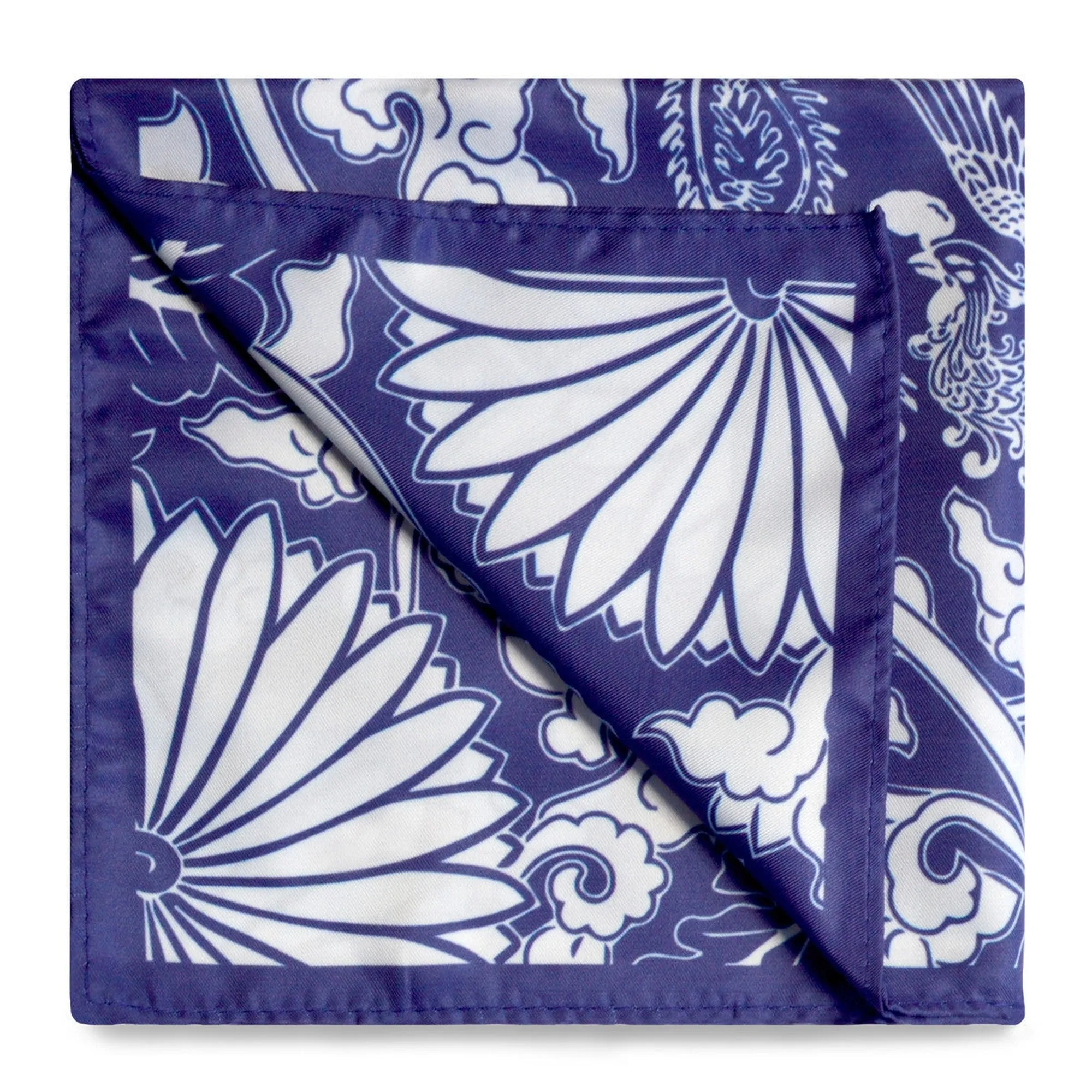 Peranakan Floral Print Pocket Square (Online Exclusive)