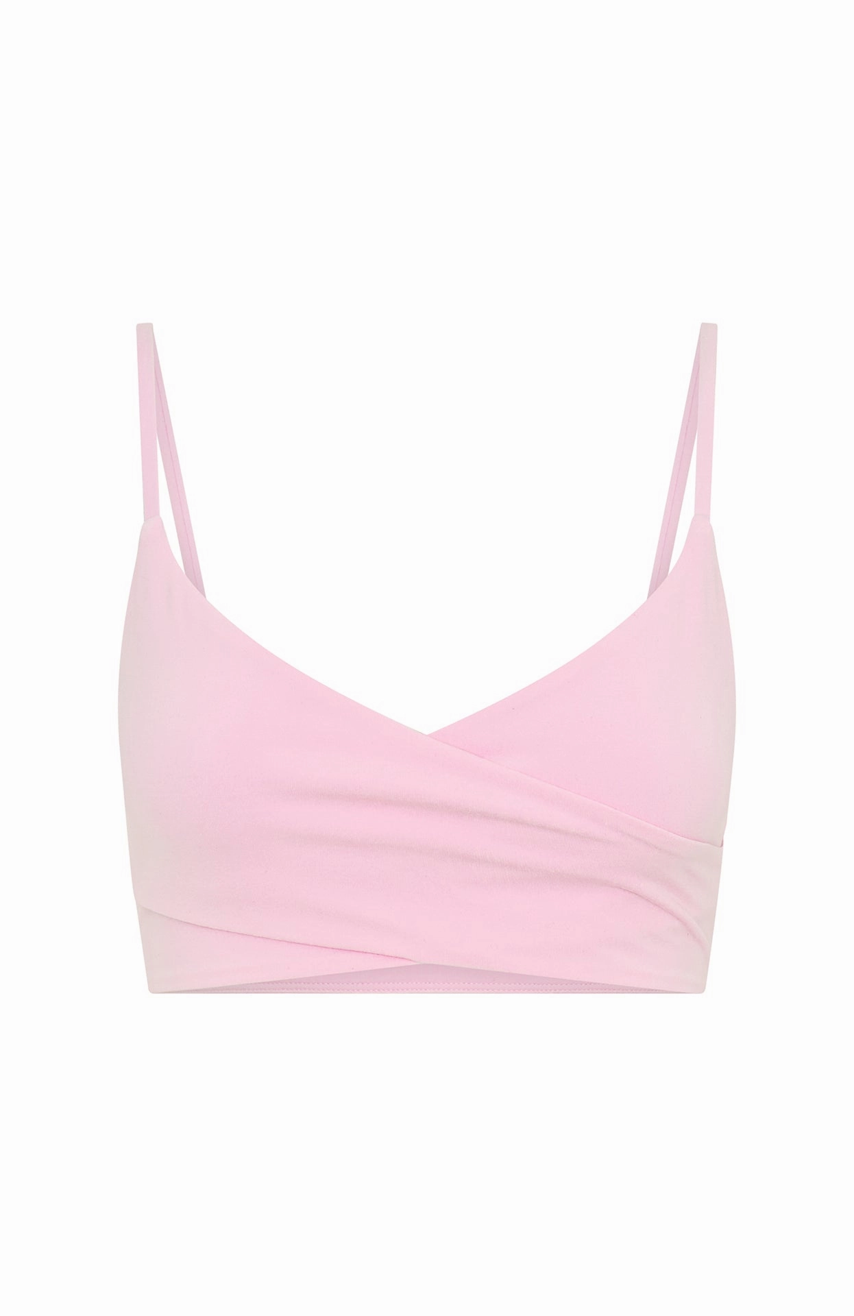 Reinforced Neckline Energy Surge Sports Bra Ballet Pink