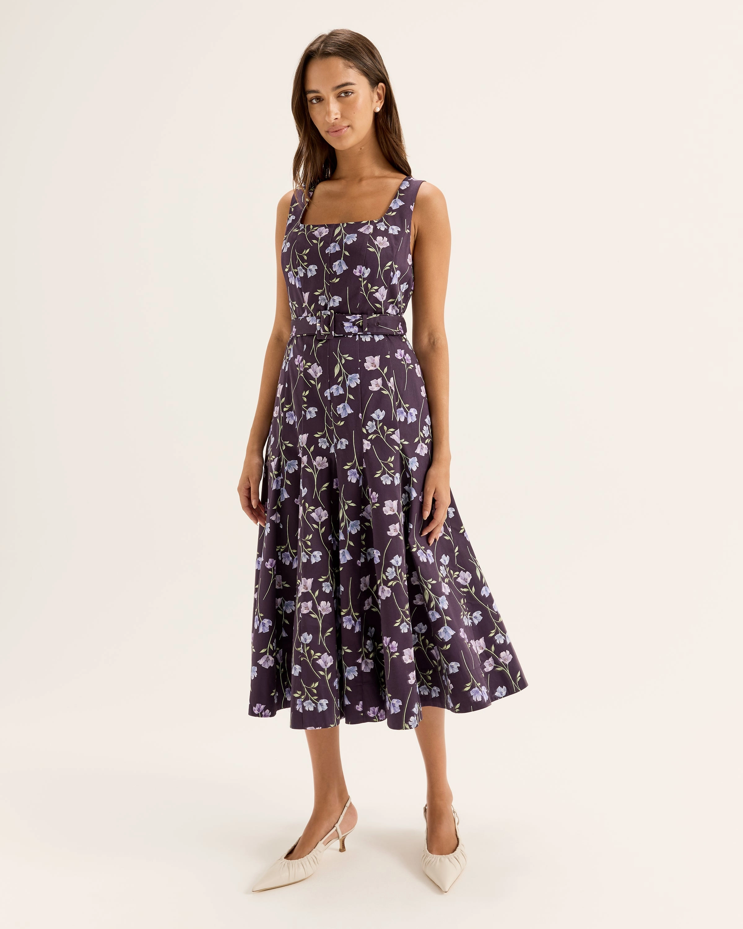 Padded-Bust Le Marais Godet Dress