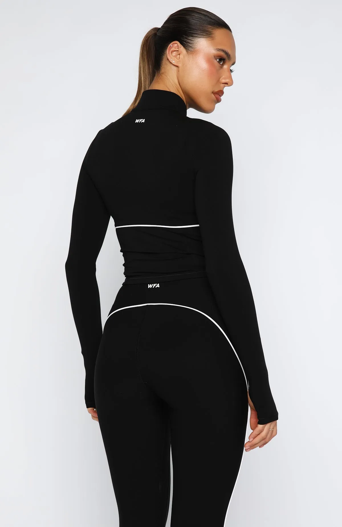 Simple Dress Persistence Jacket Black/White