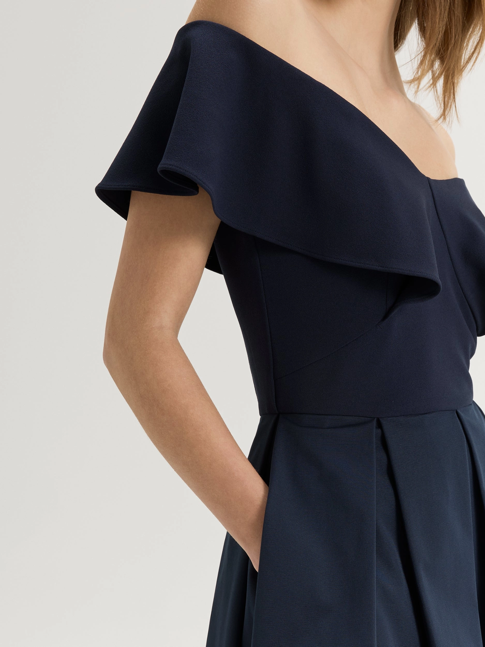 Petal Fluted Dress Outfit Core