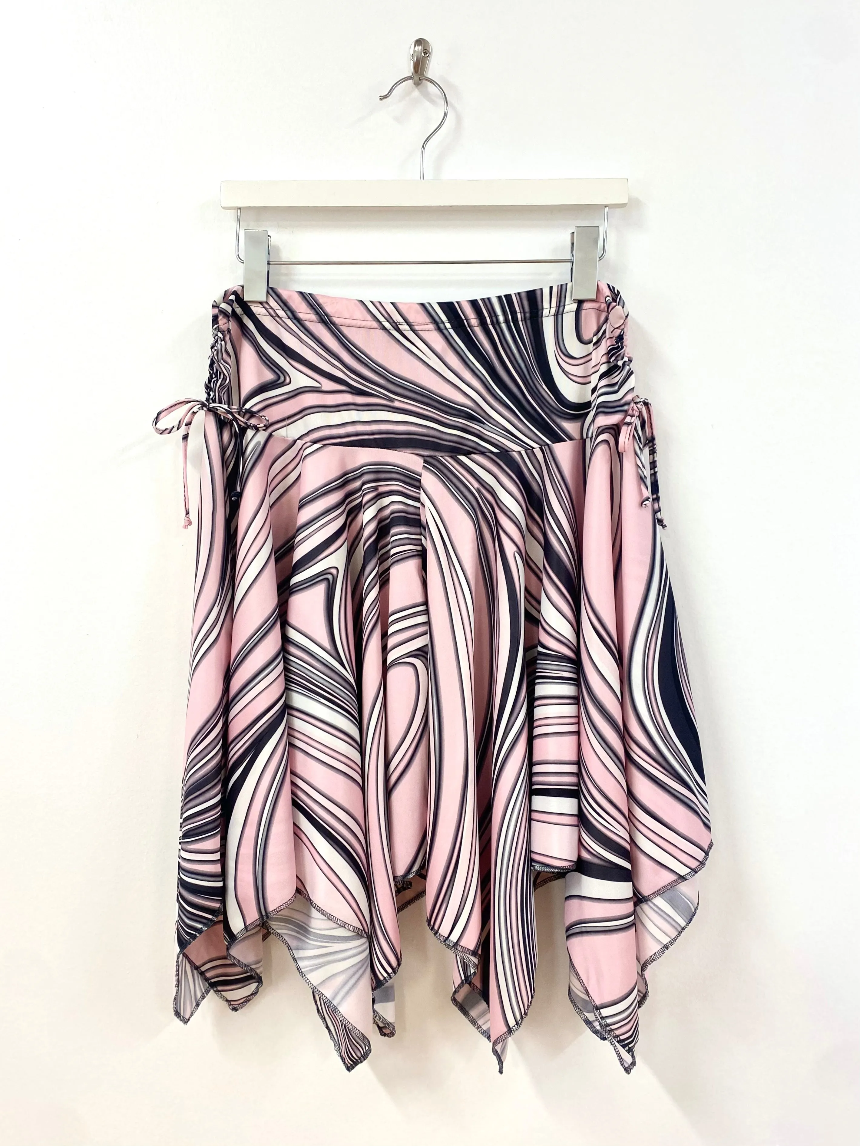 Pink Marble Swing Skirt