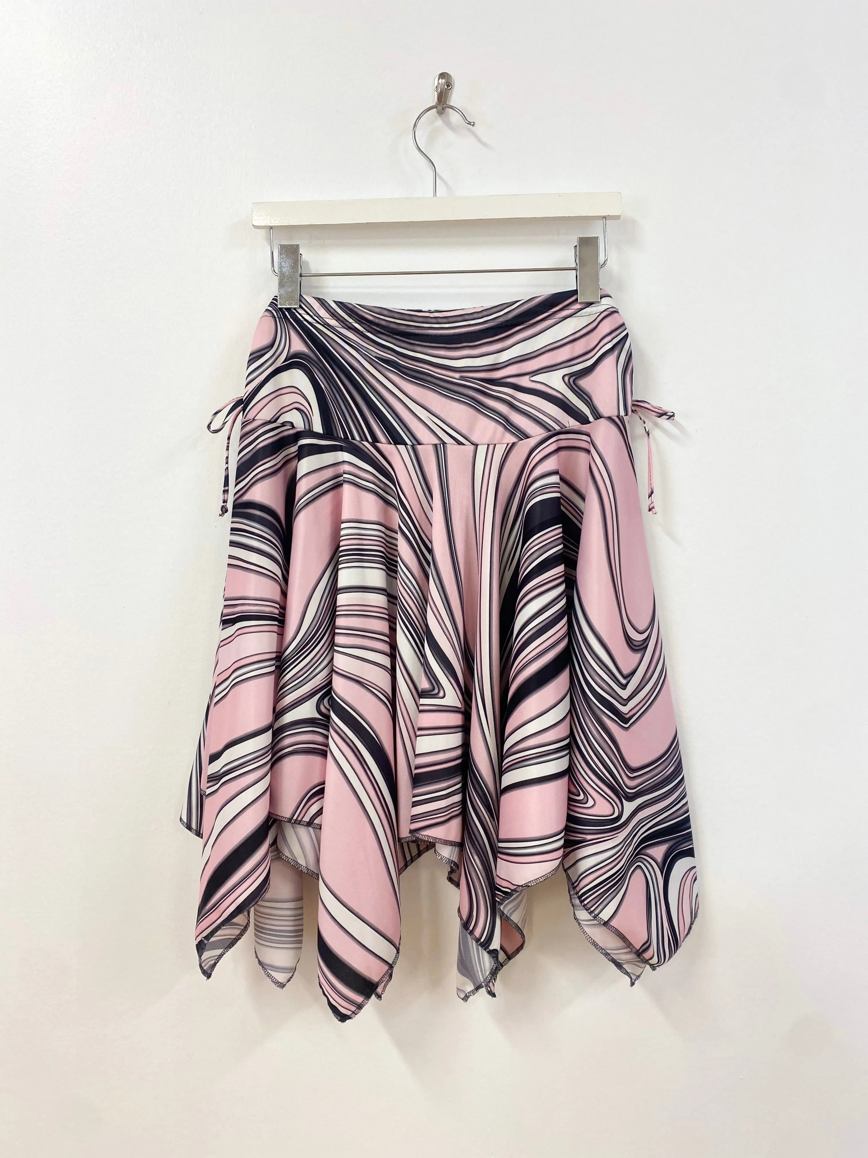 Pink Marble Swing Skirt