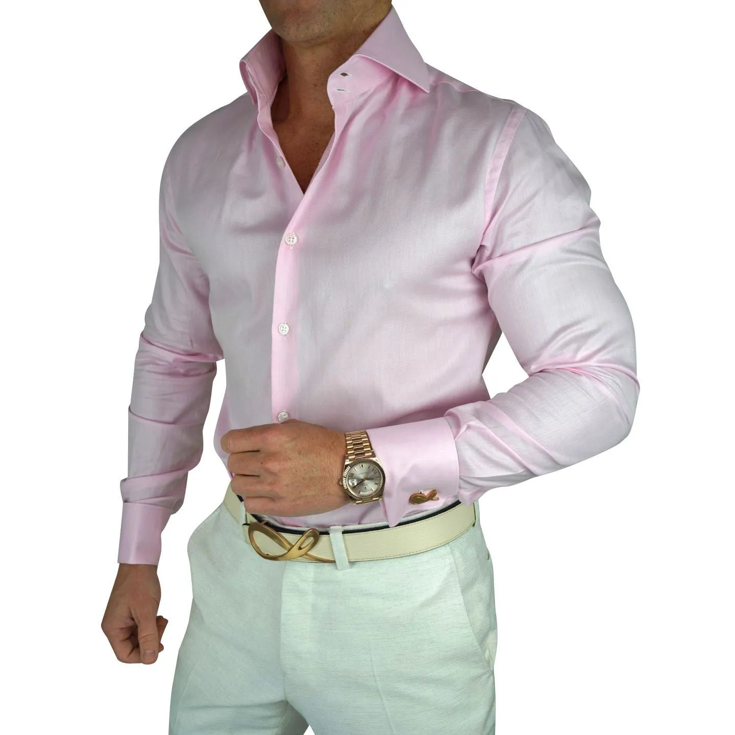 Pink Twill Dress Shirt @ The Vault