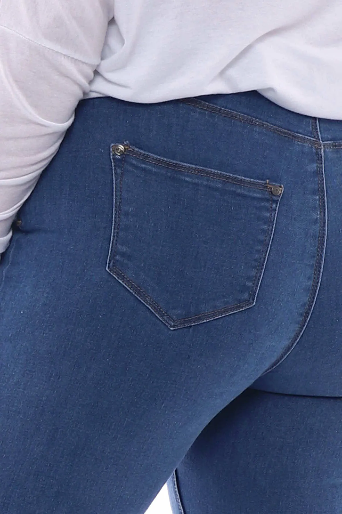 Pinns Slim Fit Super-Stretch Denim Jean Mid Denim