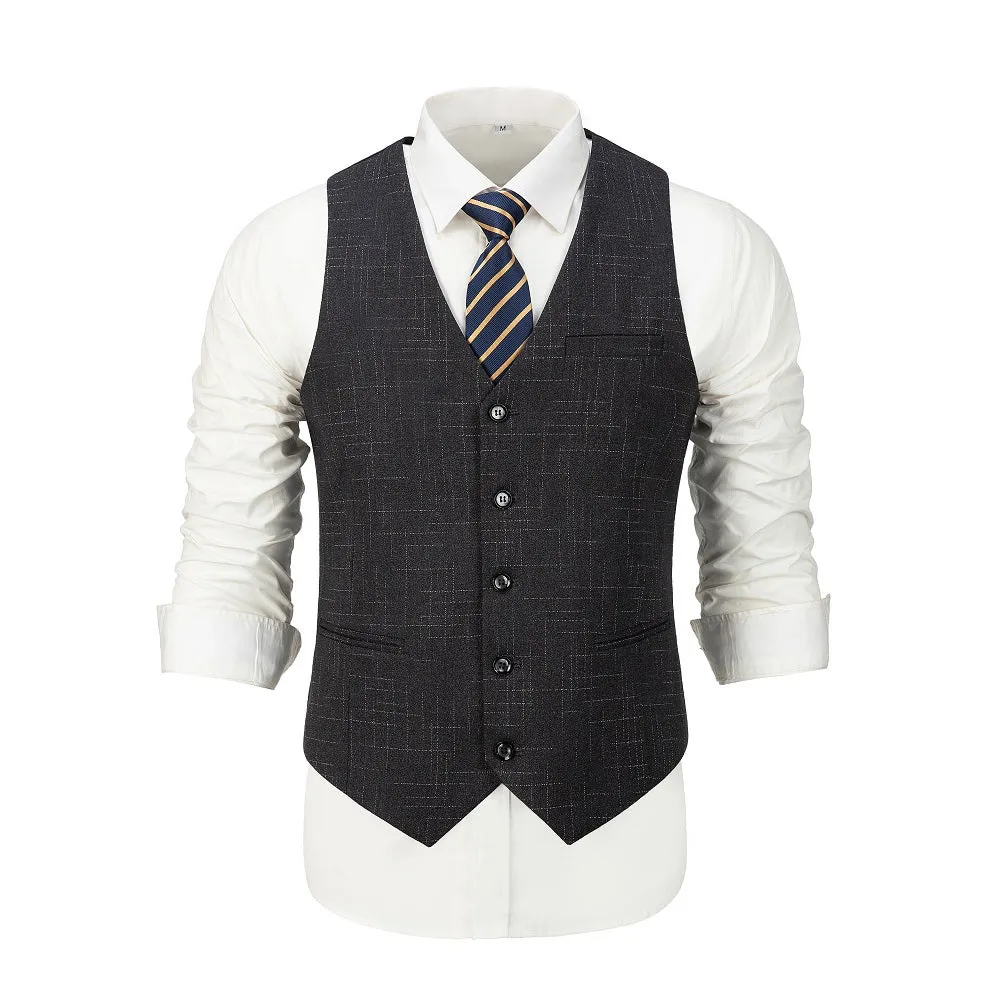Plaid Men's 3 Piece Slim Fit Suits (MORE COLORS )