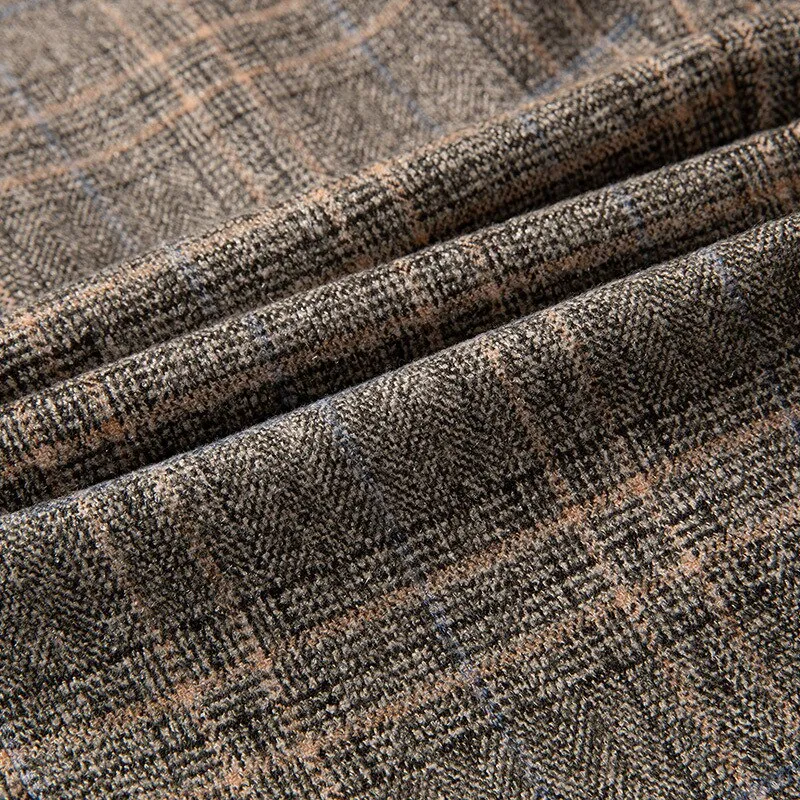 Plaid Wool Business Blazers