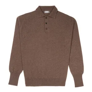 Plain Cashmere Oxton Jumper in Mocha